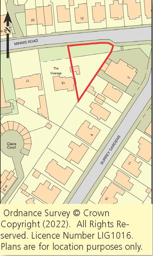 Lot: 60 - LAND WITH PLANNING FOR CHALET BUNGALOW -